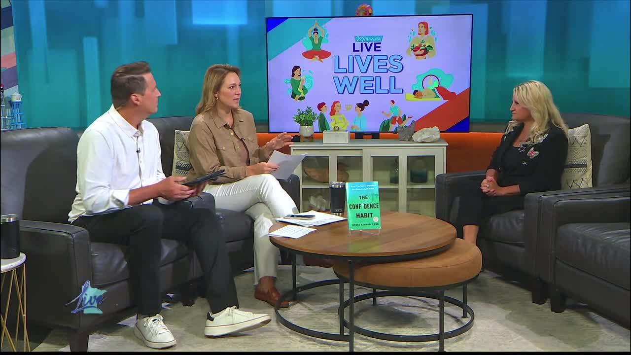 Dr. Cindra Kamphoff on KSTP Minnesota Live discussing ways to build confidence